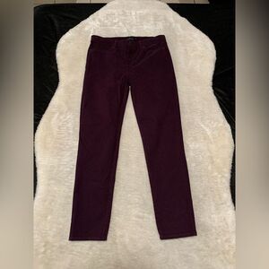 Lucky Brand Brooke Legging Jean Velvet Purple Size 14/32‎  32x30